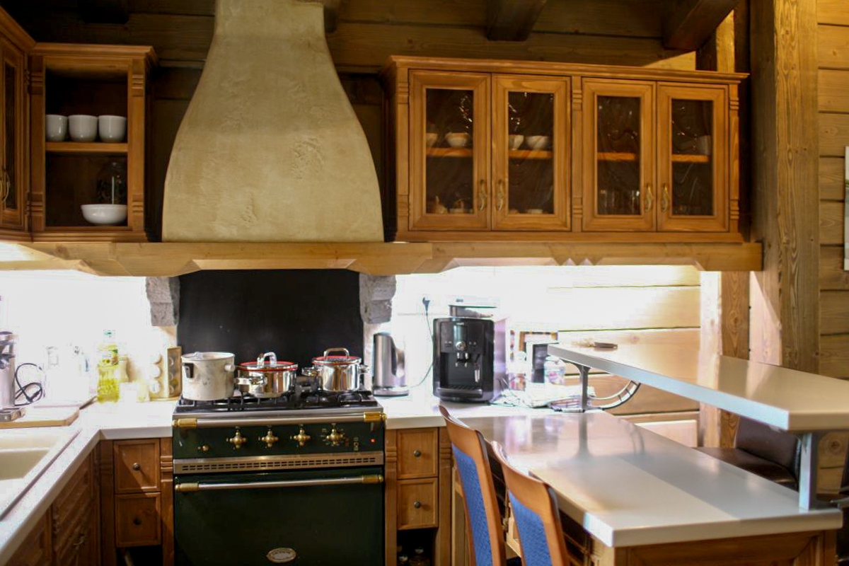 Alpská chata interiér