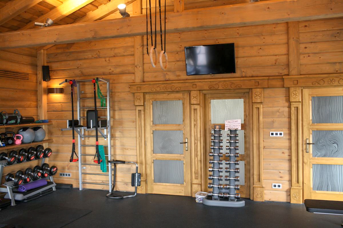 Alpská chata interiér